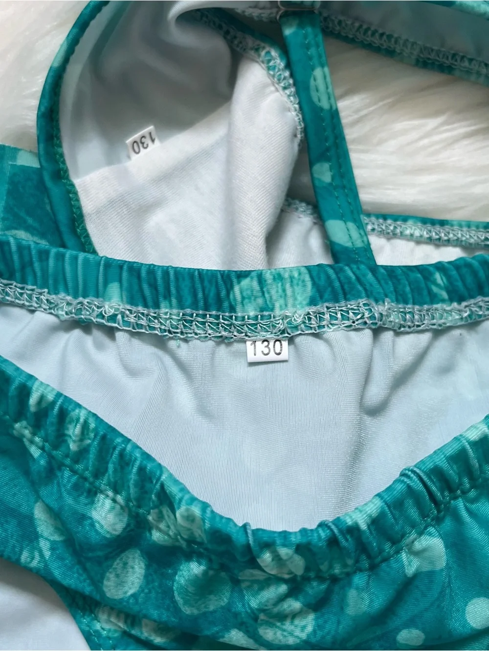 🧜🏼‍♀️ Teal Mermaid Vibes Two-Piece Swim Set